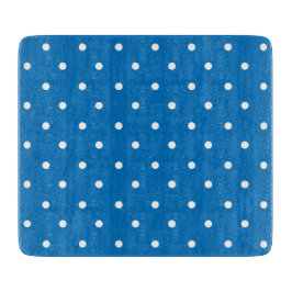 Tabla De Cortar Seamless blue background polka dot pattern 