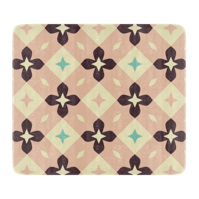 Tabla De Cortar Seamless geometric floral  pattern (Anverso)