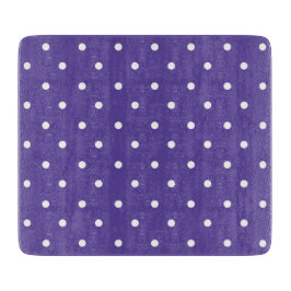 Tabla De Cortar Seamless  medium purple polka dot pattern