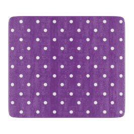 Tabla De Cortar Seamless purple background polka dot pattern 