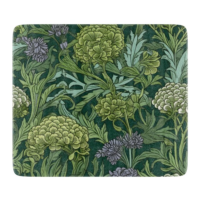 Tabla De Cortar Seamless William Morris style floral pattern (Anverso)
