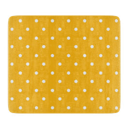 Tabla De Cortar Seamless yellow-orange  polka dot  pattern 