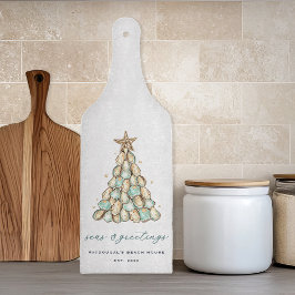 Tabla De Cortar "Seas & Greetings" Beach House Christmas Oyster