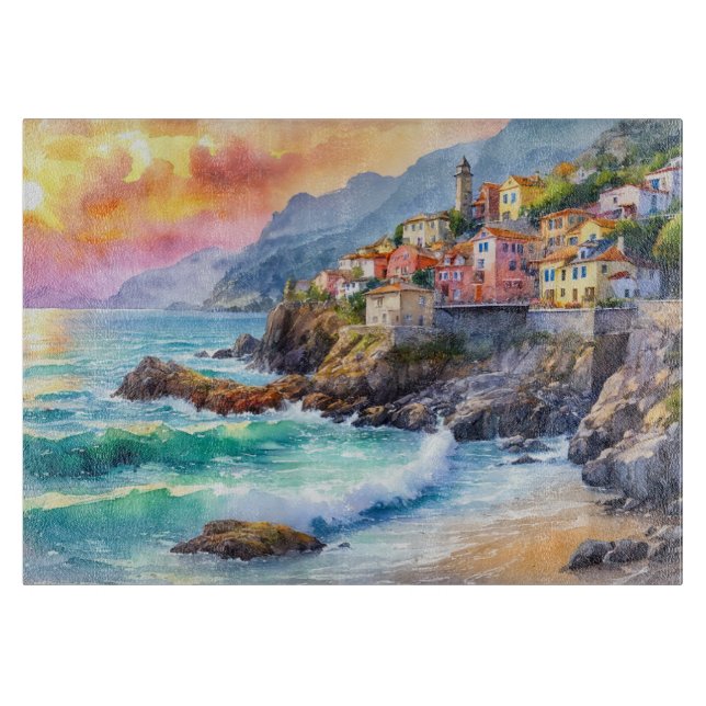 Tabla De Cortar Seaside Village Cutting Board (Anverso)