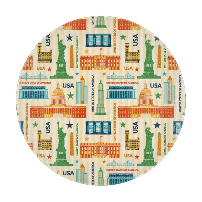 Tabla De Cortar Señales de los Estados Unidos de América (Anverso)