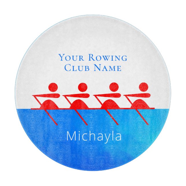Tabla De Cortar Sencilla tripulación de Rowing Club (Anverso)