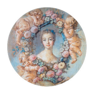Tabla De Cortar Señora rococó de Madame de Pompadour François