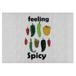 Tabla De Cortar Sentimiento de Pimienta Chili Picante 