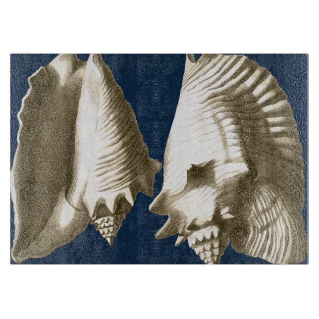 Tabla De Cortar Sepia Conch Seasheles (Anverso)