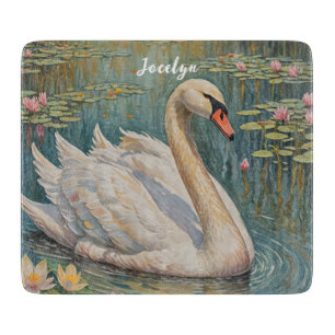 Tabla De Cortar Serenade Cisne Tranquila