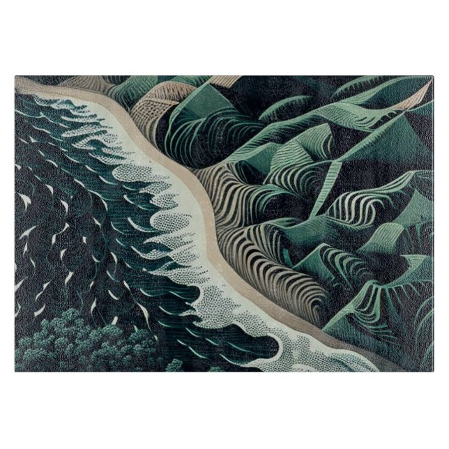 Tabla De Cortar Serene Shores (Anverso)