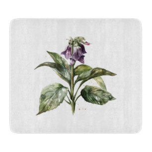 Tabla De Cortar Serene Watercolor Comfrey