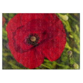 Tabla De Cortar Serie de amapola #2