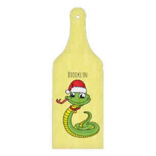 Tabla De Cortar Serpiente verde suave con personalizado de sombrer