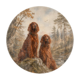 Tabla De Cortar Setter Irlandés