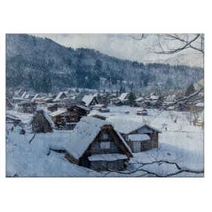 Tabla De Cortar Shagawa River Valley Gifu Japón