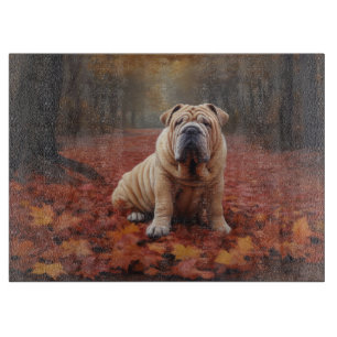 Tabla De Cortar Shar Pei se inspira en las hojas de otoño