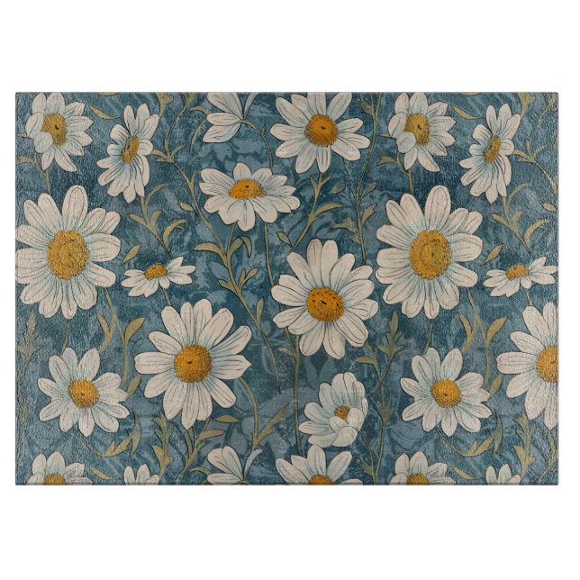 Tabla De Cortar Shasta Daisies (Anverso)
