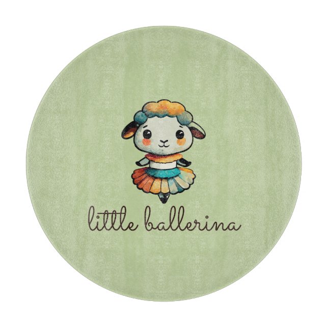 Tabla De Cortar Sheep Ballerina (Anverso)