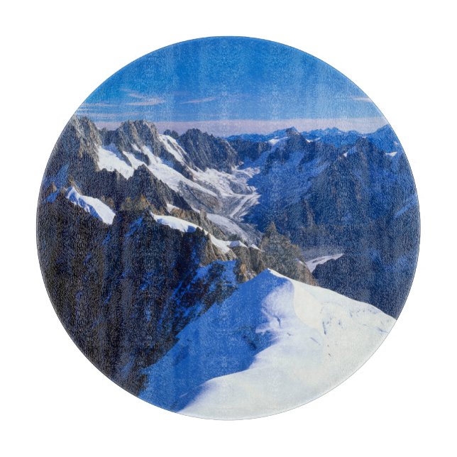 Tabla De Cortar Sierra | Mont Blanc, Alpes Europeos (Anverso)