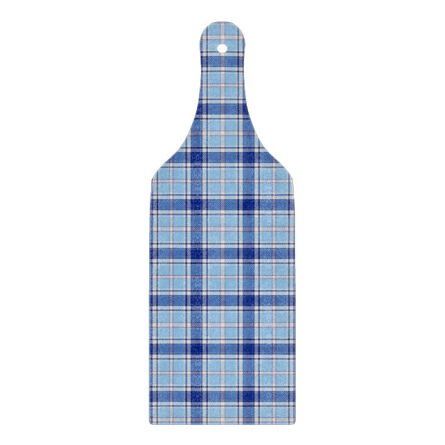 Tabla De Cortar Simple estilo rústico azul Chake  (Anverso)