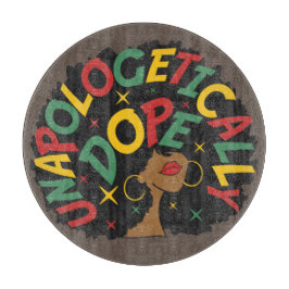 Tabla De Cortar Sin arrepentimiento, negro Chica africano