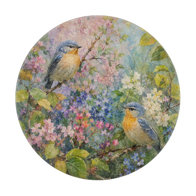 Tabla De Cortar Sinfonía de Flor Secreta (Anverso)