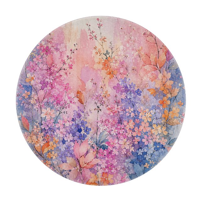 Tabla De Cortar Sinfonía de Flor Secreta (Anverso)