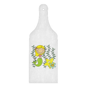 Tabla De Cortar Sirena rubia