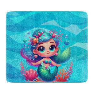 Tabla De Cortar Sirena submarina