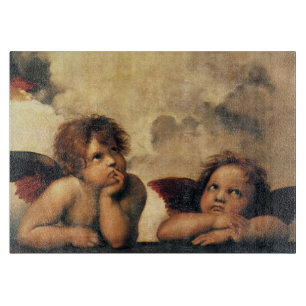 Tabla De Cortar Sistine Madonna Angels por Raphael Sanzio