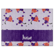 Skating ice hockey player pattern