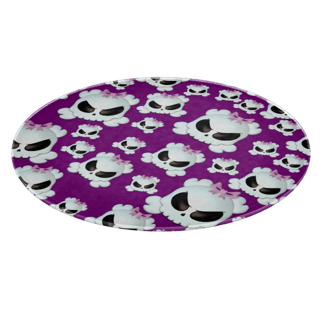 Tabla De Cortar Skullz femenino (Borde)