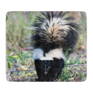Tabla De Cortar Skunk Black and White