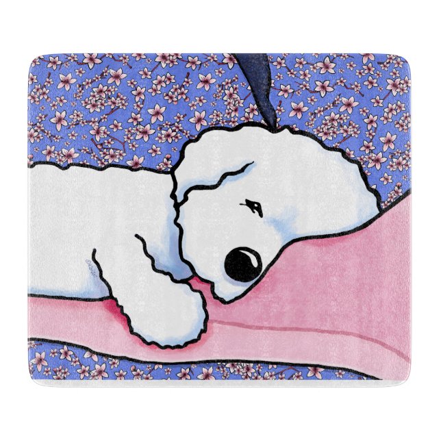 Tabla De Cortar Sleepy Bichon (Anverso)
