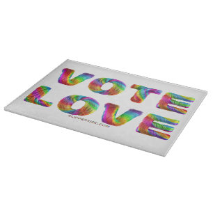Tabla De Cortar SlipperyJoe voto amor igualdad pelaje de colores d