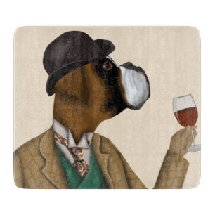 Tabla De Cortar Snob de vino Boxer