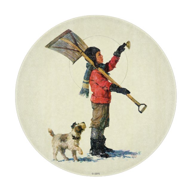 Tabla De Cortar Snow Shoveler (Anverso)