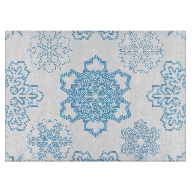 Tabla De Cortar Snowflake (Anverso)
