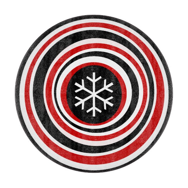 Tabla De Cortar Snowflake (Anverso)
