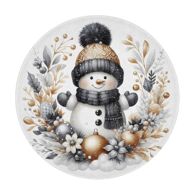 Tabla De Cortar Snowman (Anverso)