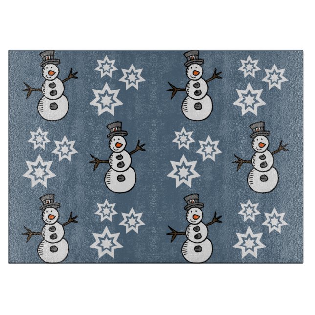 Tabla De Cortar Snowman (Anverso)