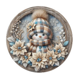 Tabla De Cortar Snowman