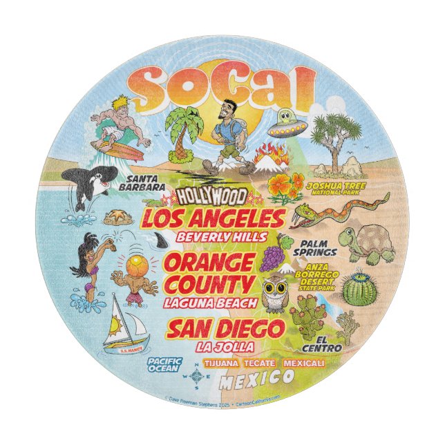 Tabla De Cortar SoCal (Anverso)