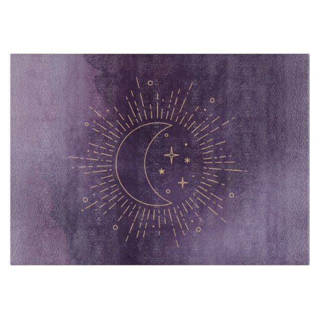 Tabla De Cortar Sol y Luna (Anverso)