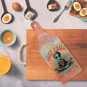 Tabla De Cortar Sólo Chill, venimos en paz