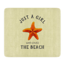 Tabla De Cortar Solo un chica que ama la playa