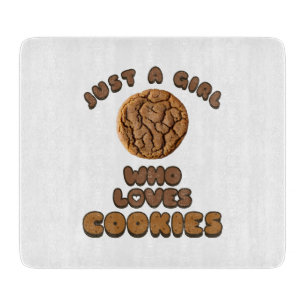 Tabla De Cortar Solo un chica que ama las cookies