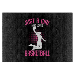 Tabla De Cortar Solo una chica que ama el baloncesto niños niñas