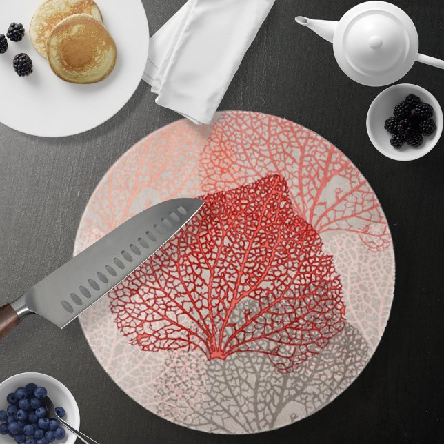 Tabla De Cortar Sombra de coral (Coral Shadow Cutting Board by Looly Elzayat
)